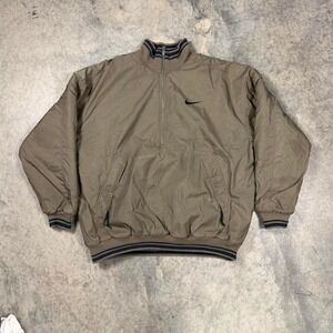 Vintage 90s Nike Quarter Zip Puffer Jacket